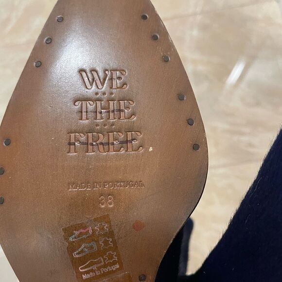 New Free People We the Free
Montage Hair Tall Boot Azul Marino size 38 US 8 - Picture 11 of 11